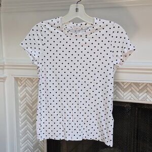 Banana republic xs polka dot t shirt